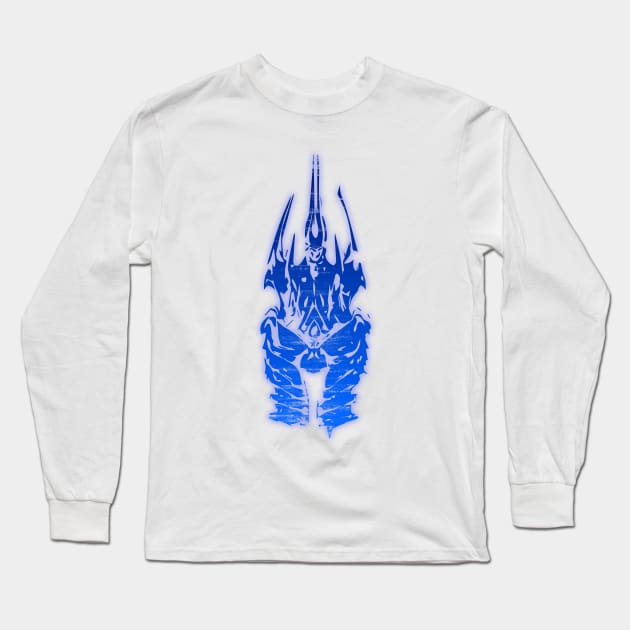 King Helmet -Blue Long Sleeve T-Shirt by Scailaret